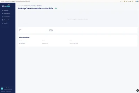 Screenshot des Kundenportals, hier: Etikettenfreigabe