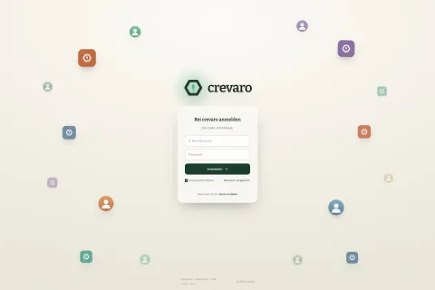 crevaro.app Login Screen
