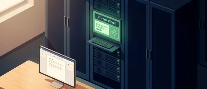 KI-ohne Cloud nutzen mit eigenen Systemen im Haus.