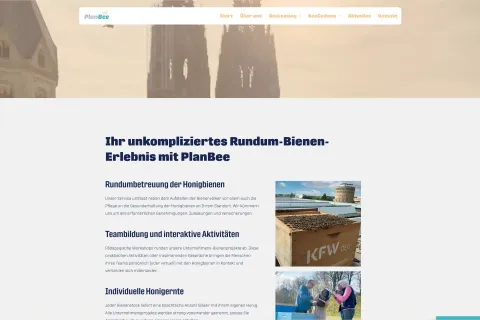 Screenshot der Website, hier: Einzugsgebiet