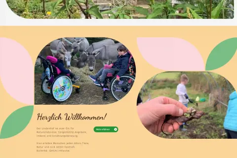 Screenshot der Startseite mit Terminliste